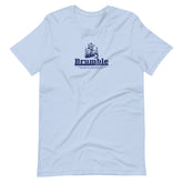 Brumble Wilderness baby blue hiking t-shirt outdoor adventure tee